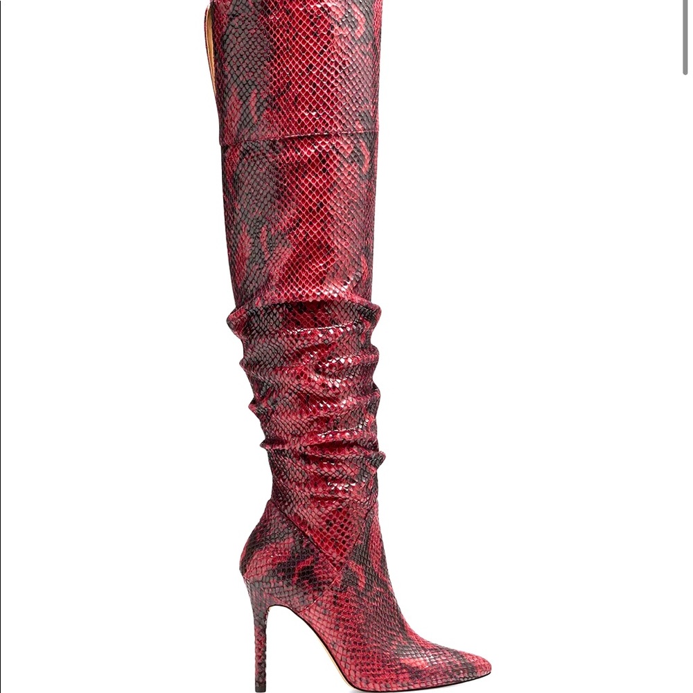 Wicked Red Jessica Simpson boots